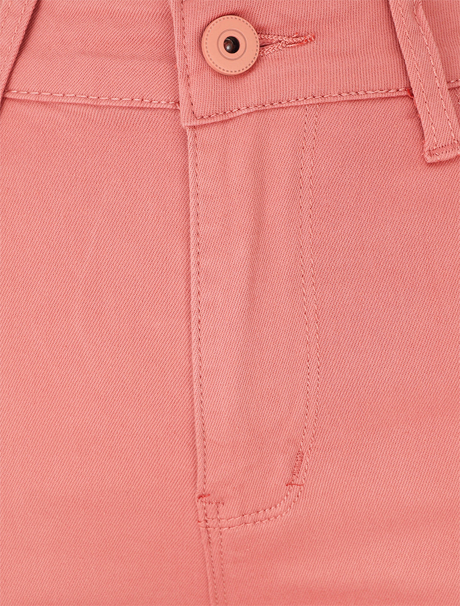 Jean slim push up taille haute - Rose - 3