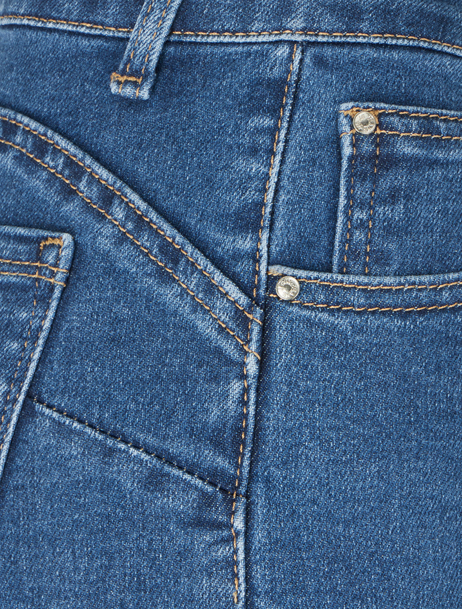 Jean push up coupe droite - Bleu - 3