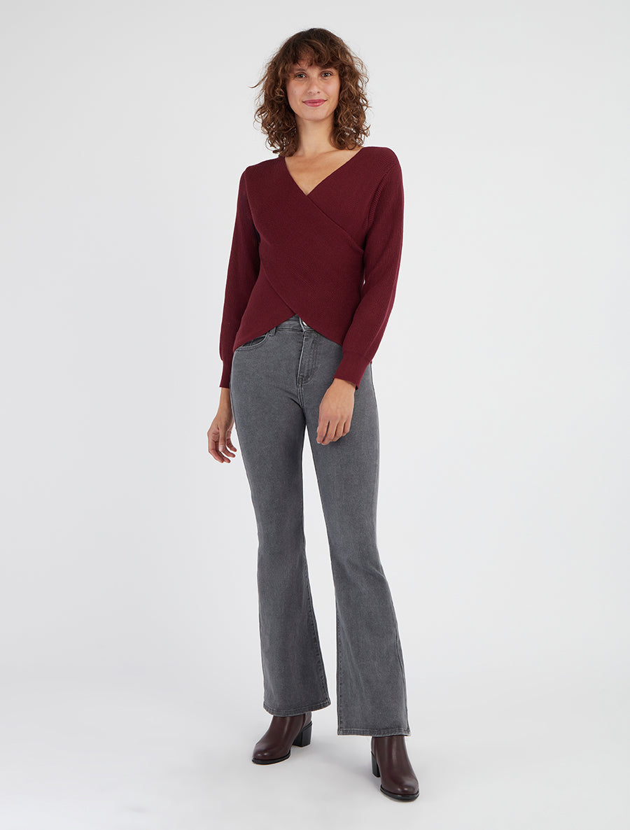 Jean standard coupe flare - Gris