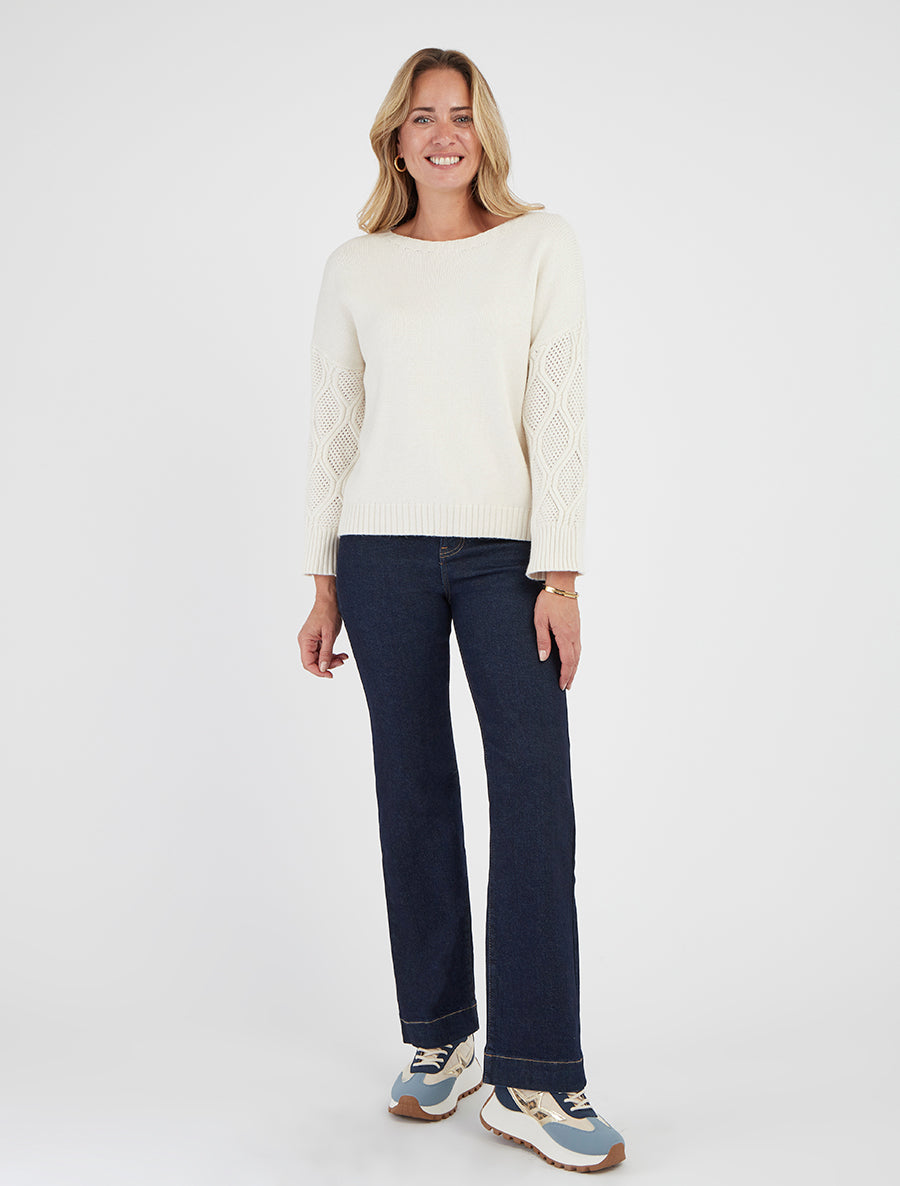 Jean rechte snit - Blauw