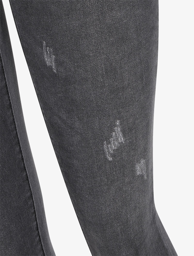Jean skinny à éraflures - Gris - 3