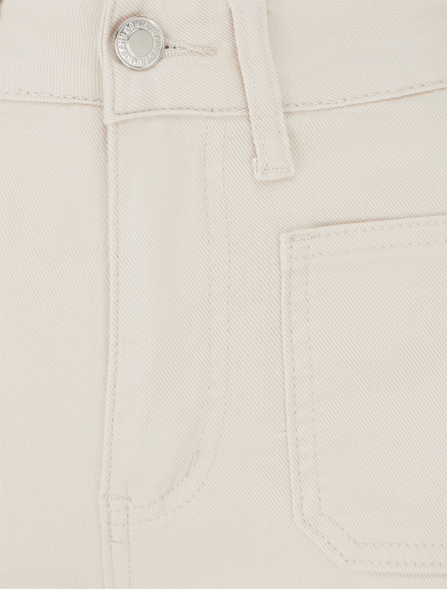 Jean coupe droite à 4 poches - Beige - 3