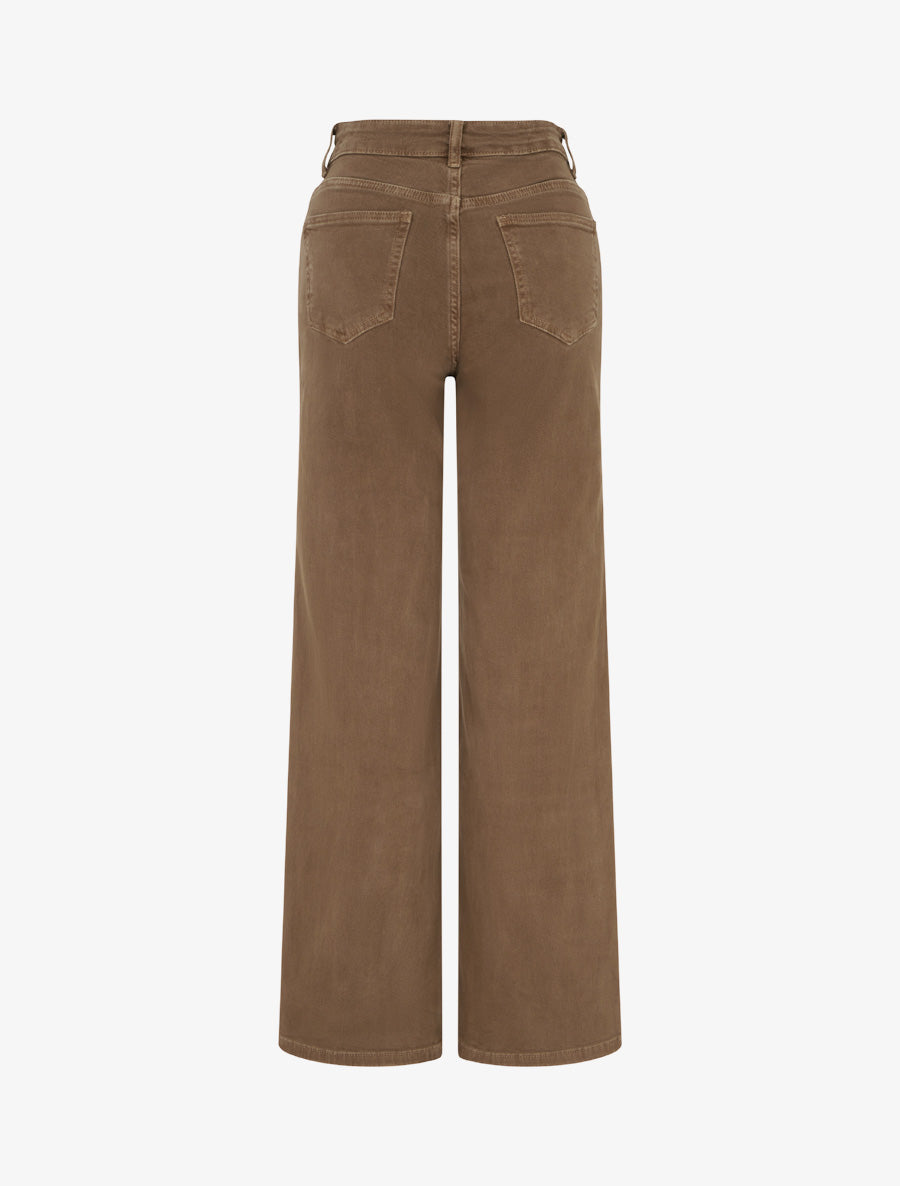 Jean uni wide leg - Camel - 2