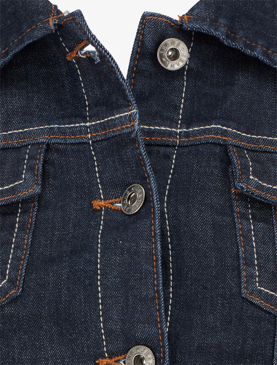 Veste en jean droite - Bleu brut - 3