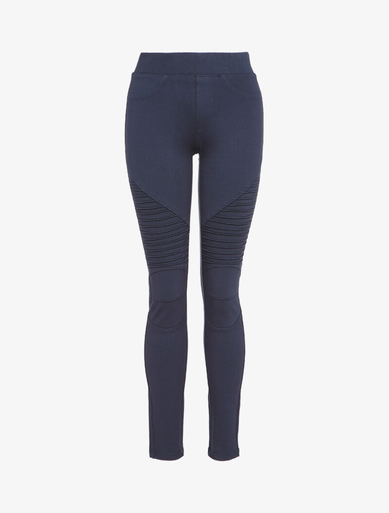 Legging à cuisses stylisées - Marine - 1