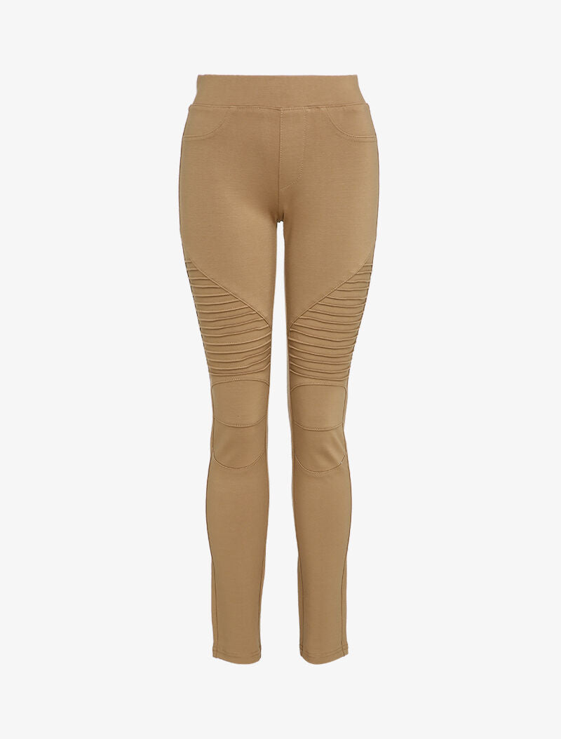 Legging à cuisses stylisées - Taupe - 4