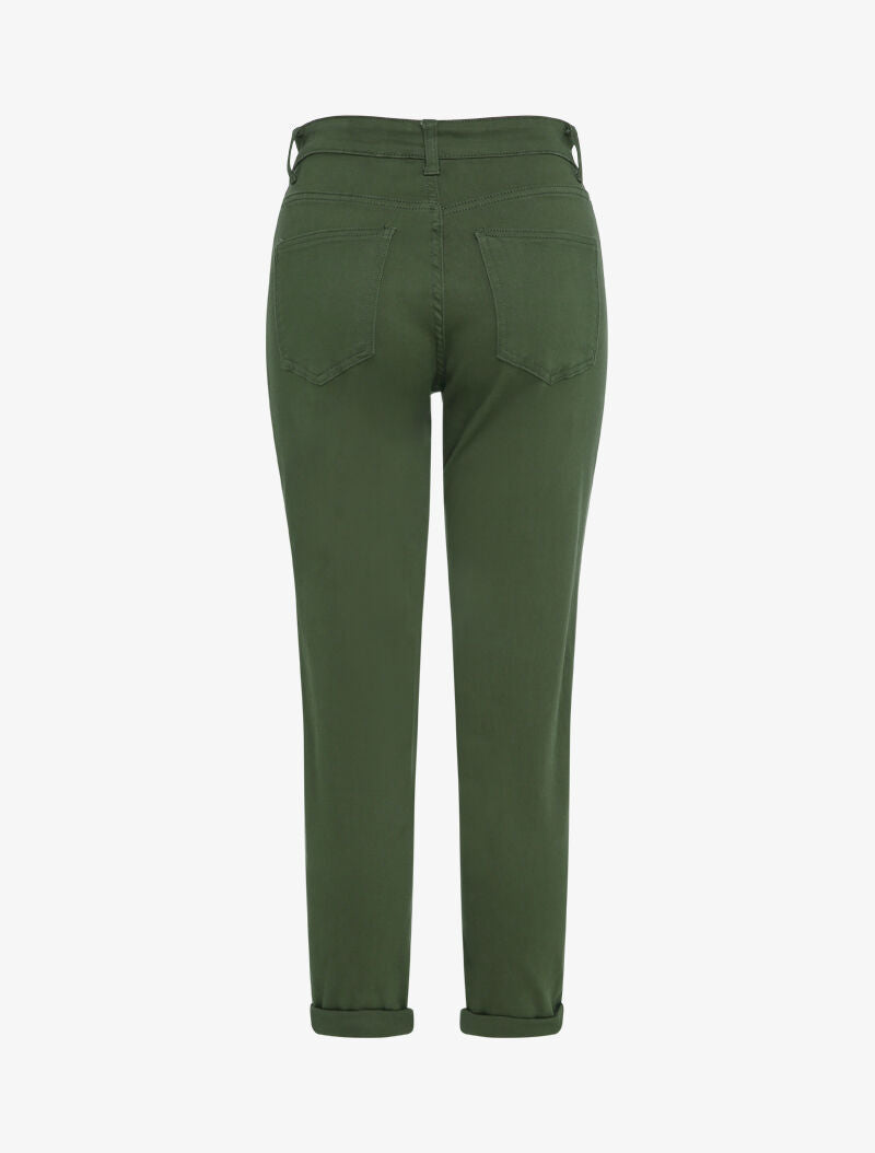 Mom jean 7/8 taille haute - Kaki - 2