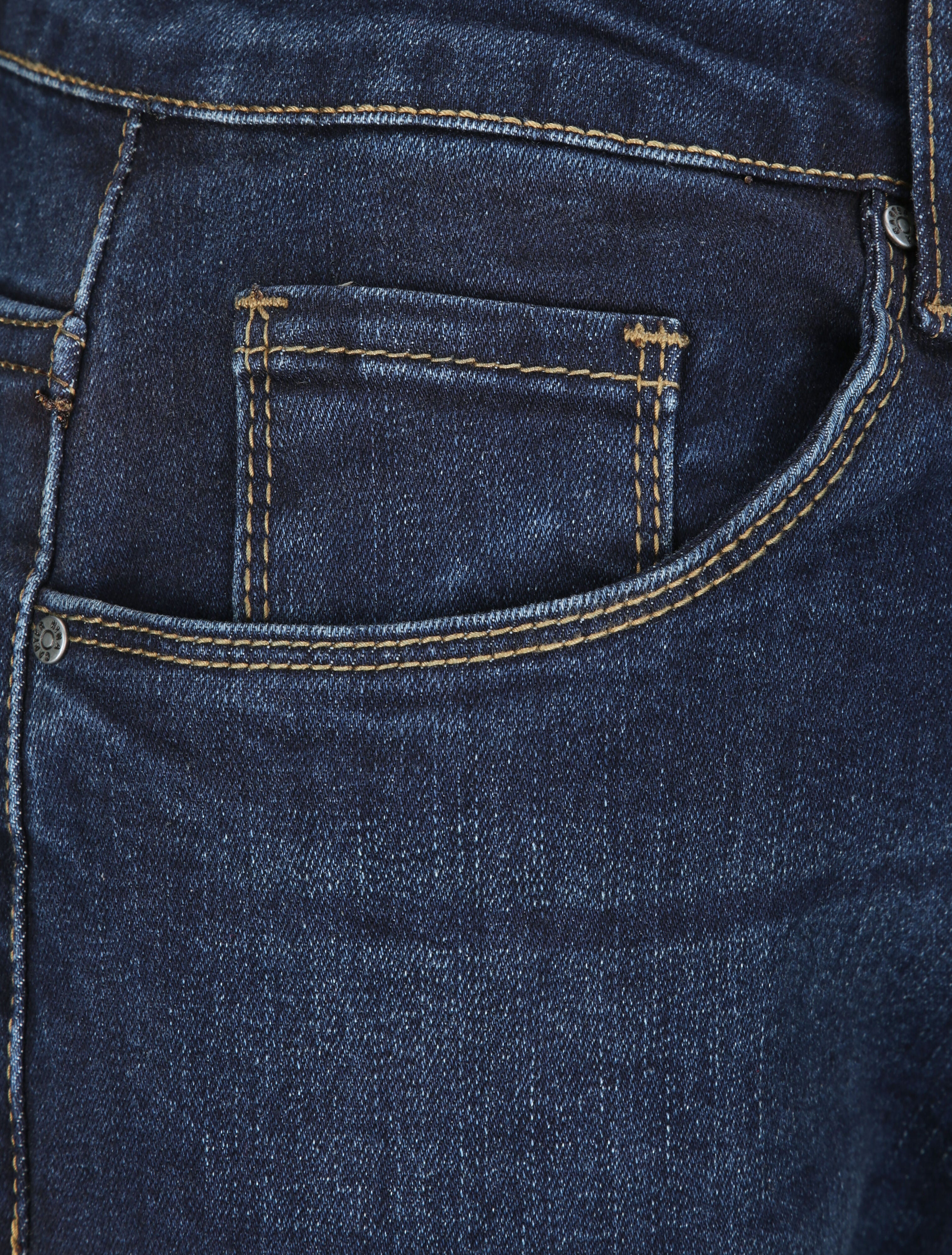 Jean grande taille flare à taille haute - Denim foncé - 3