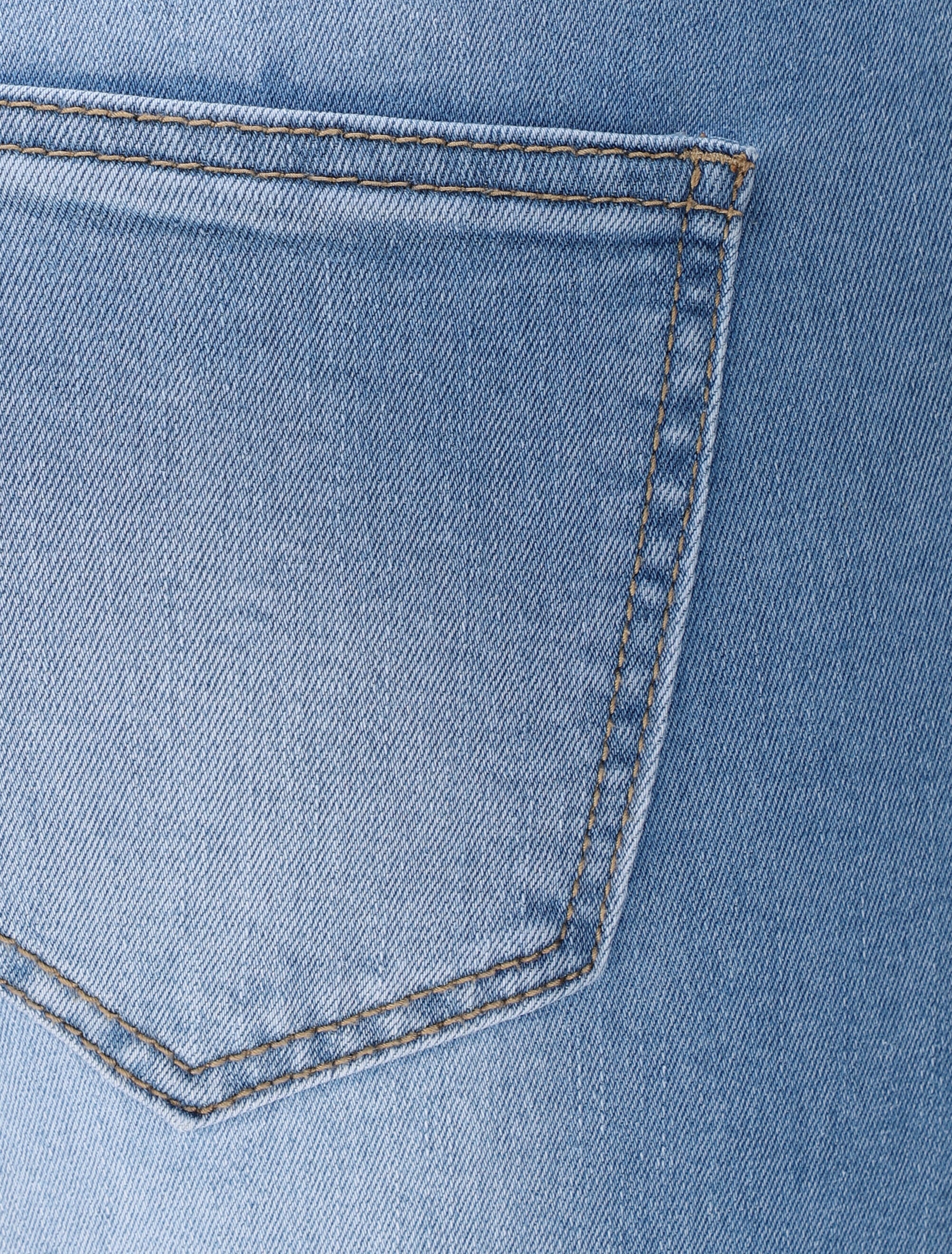 Jean slim taille standard élastiquée - Bleu - 3