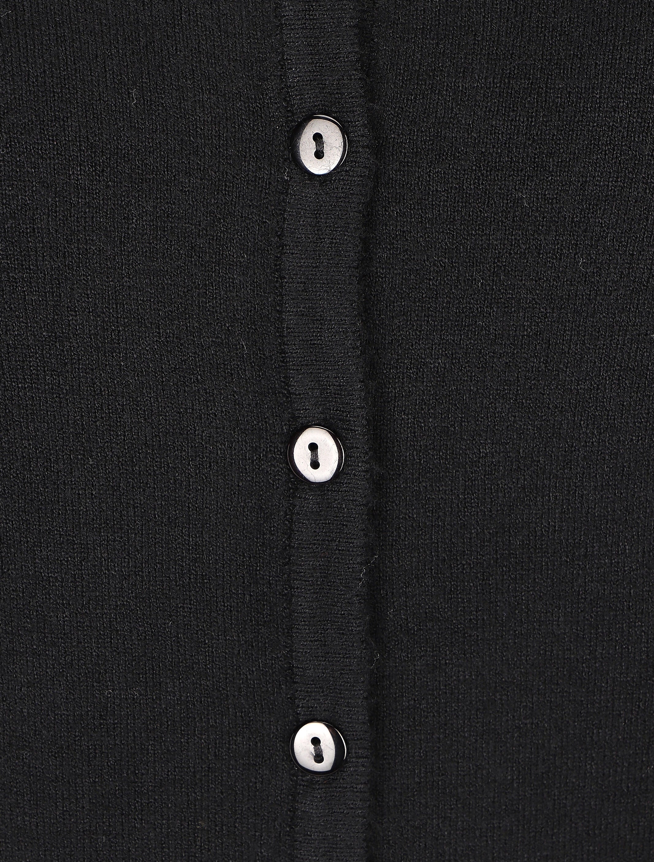 Gilet classique col V - Noir - 3