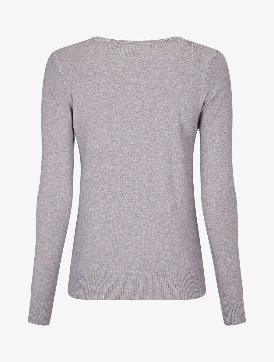 Gilet classique col V - Gris - 2