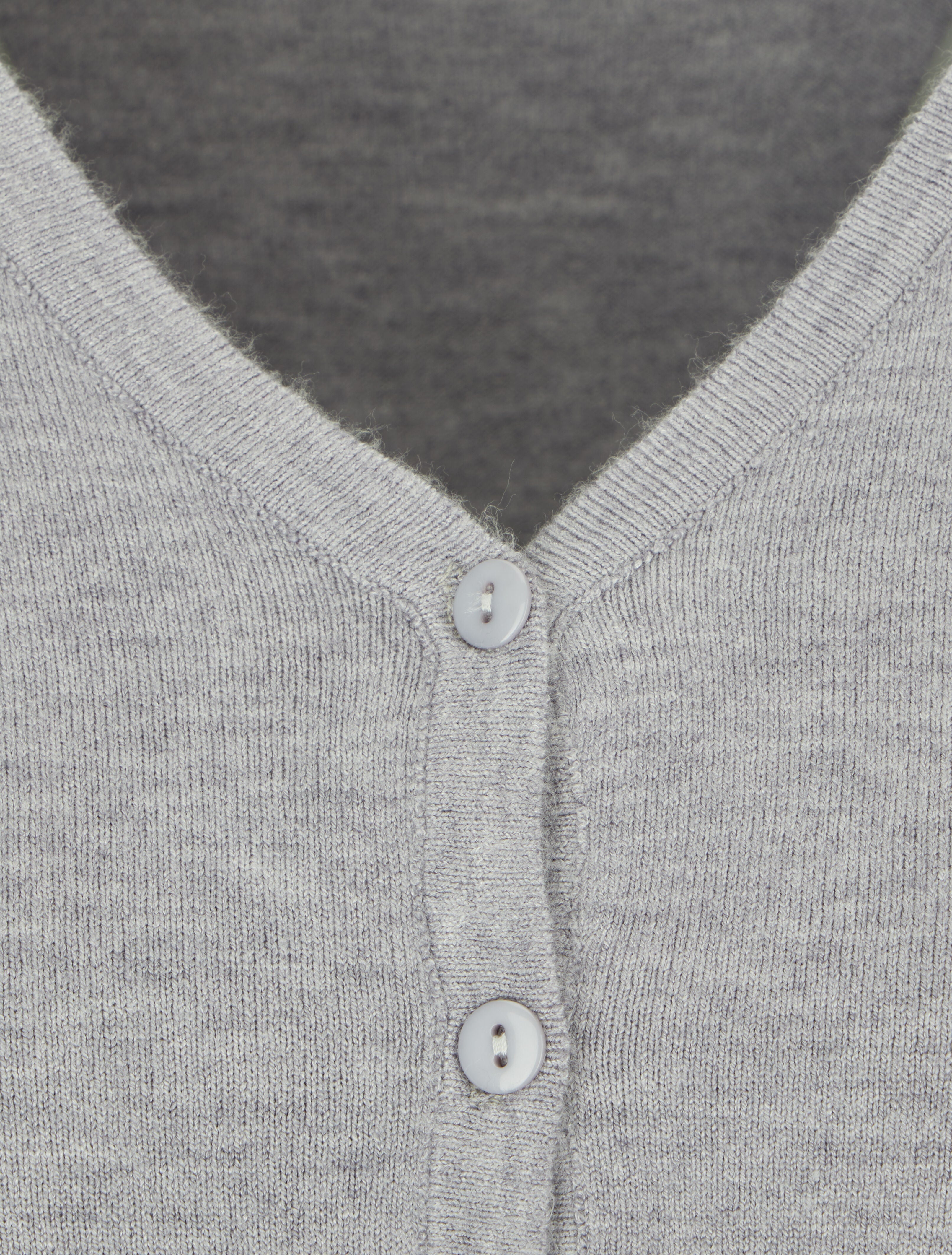 Gilet classique col V - Gris - 3