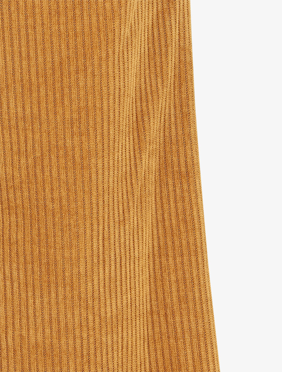 Pantalon ample en velours côtelé - Camel - 3