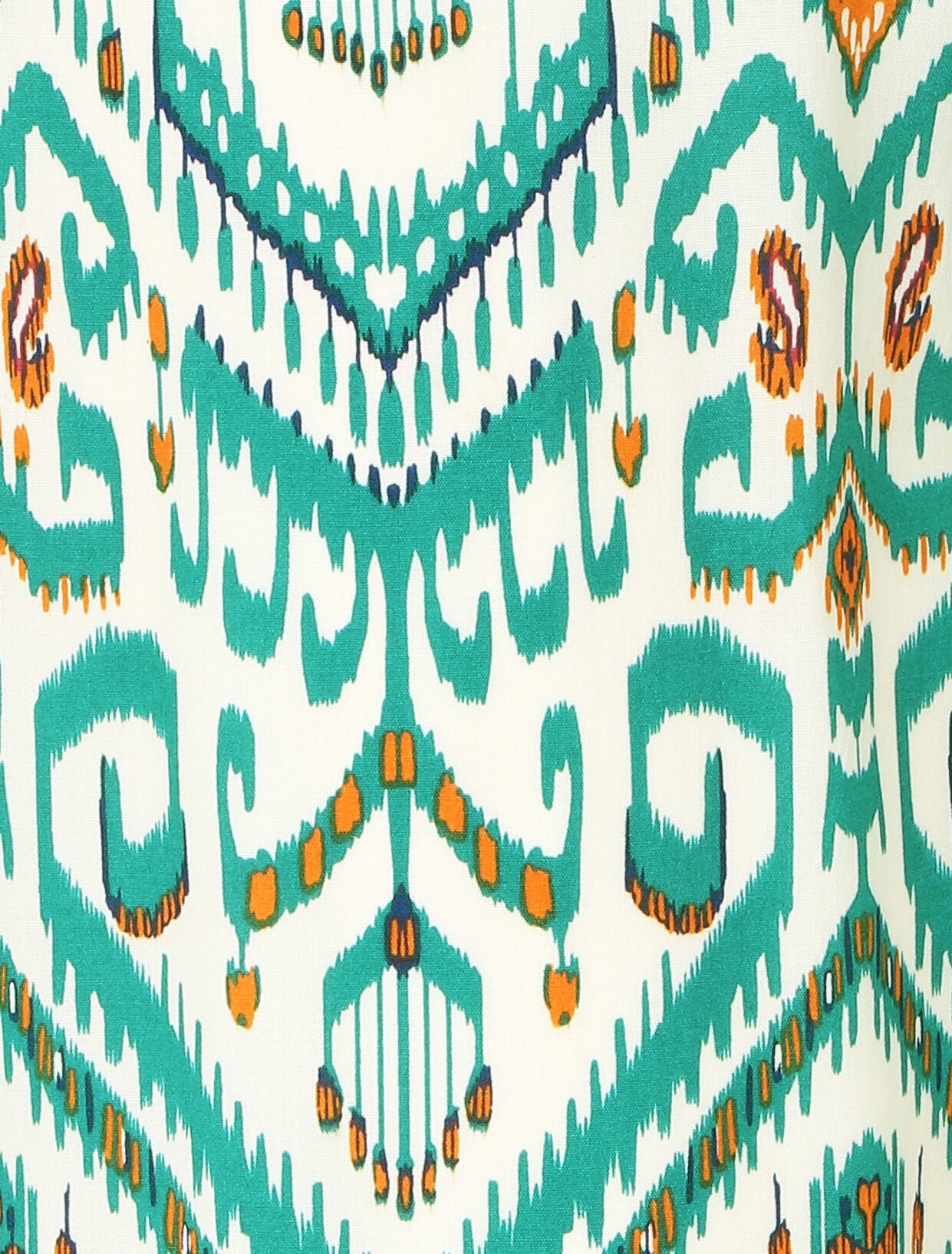 Pantalon fluide à imprimé aztèque - Vert - 3