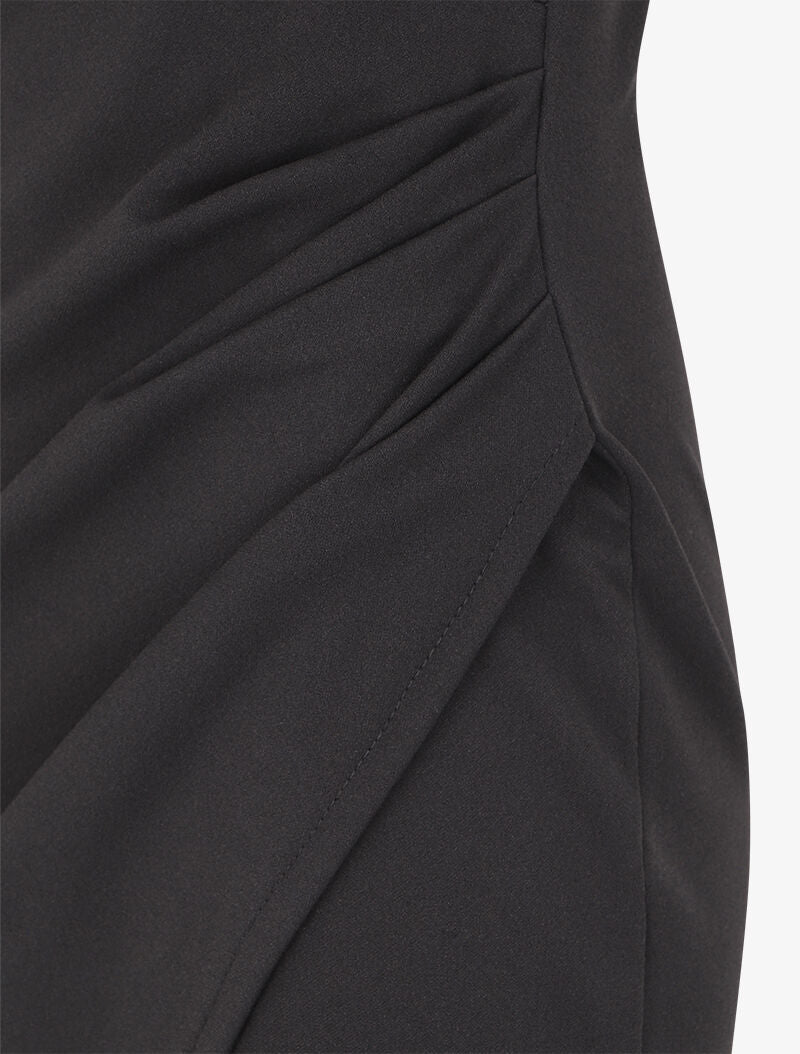 Robe portefeuille cache coeur - Noir - 3