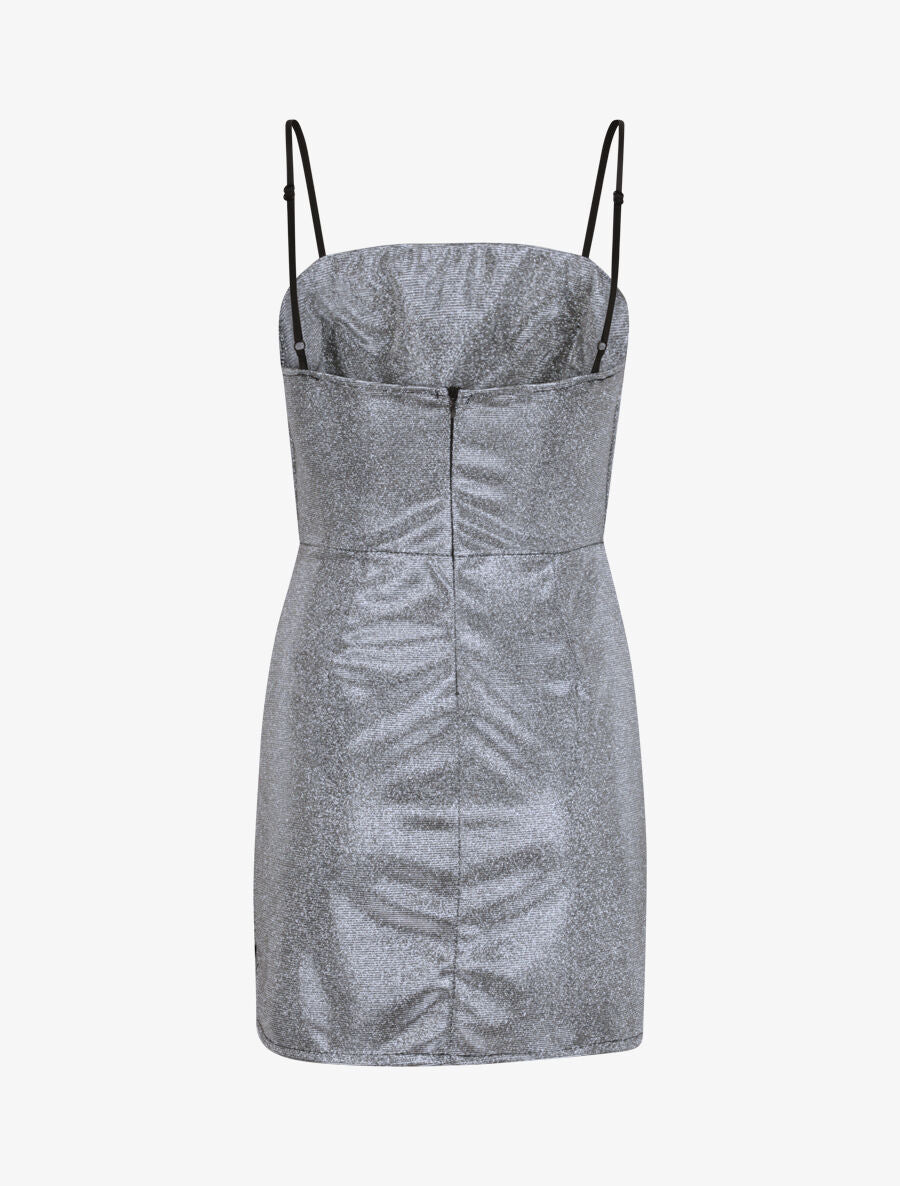 Robe bandeau à détail drapé - Noir - 2