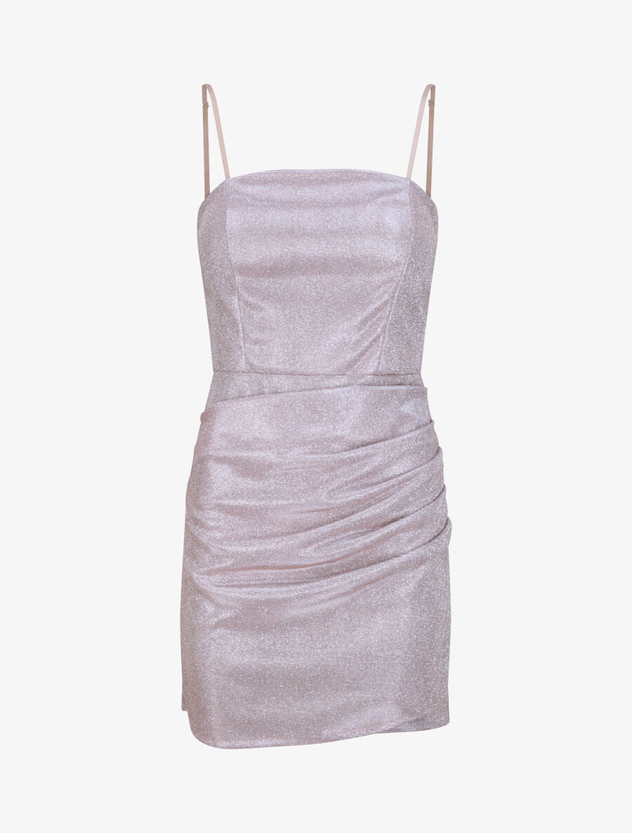Robe bandeau à détail drapé - Rose - 1