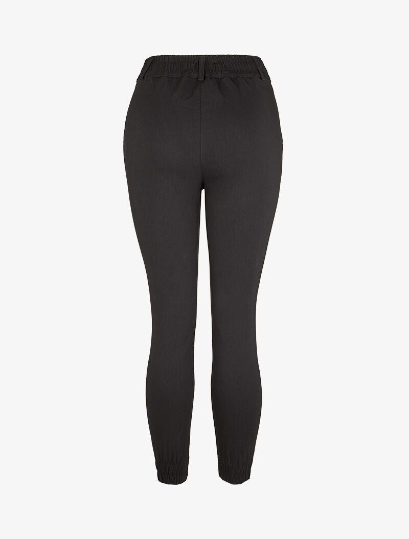 Pantalon style cargo basique - Noir - 2