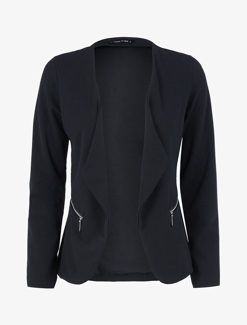 Veste à pans biseautés - Noir - 1
