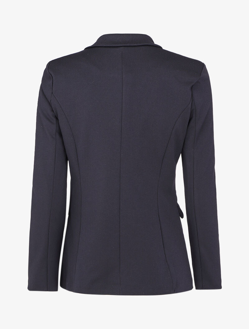 Blazer ajusté à un bouton - Marine - 2