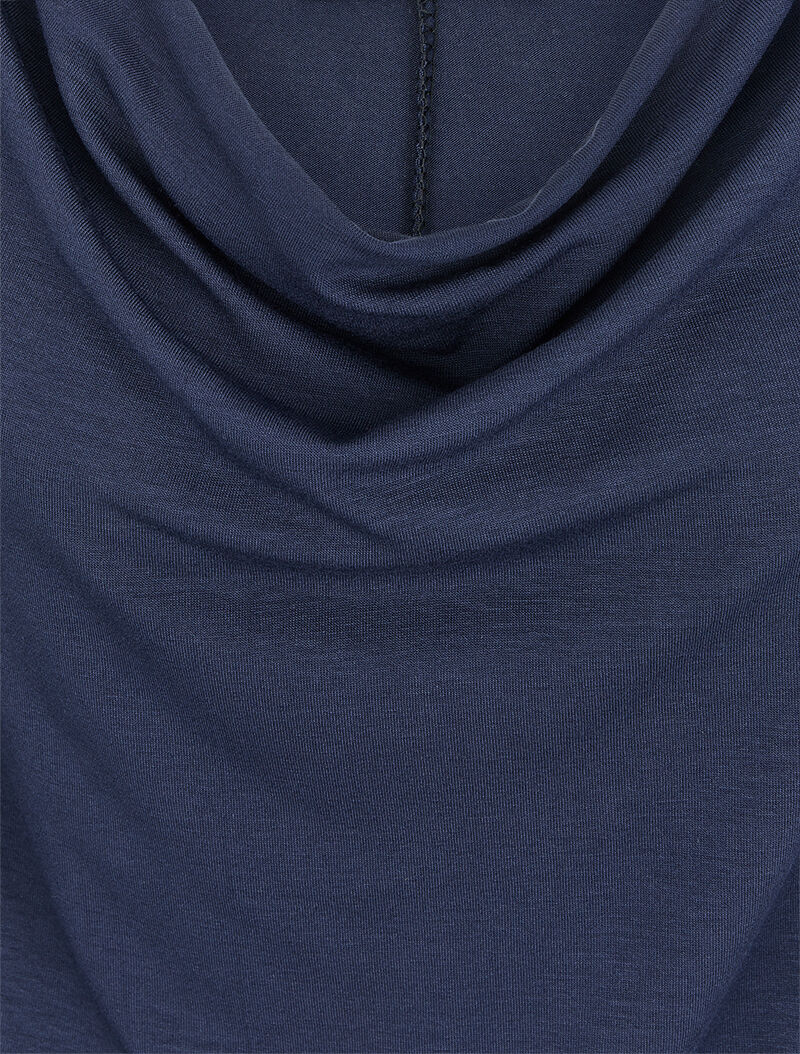 Top boule à manches dolman - Marine - 3