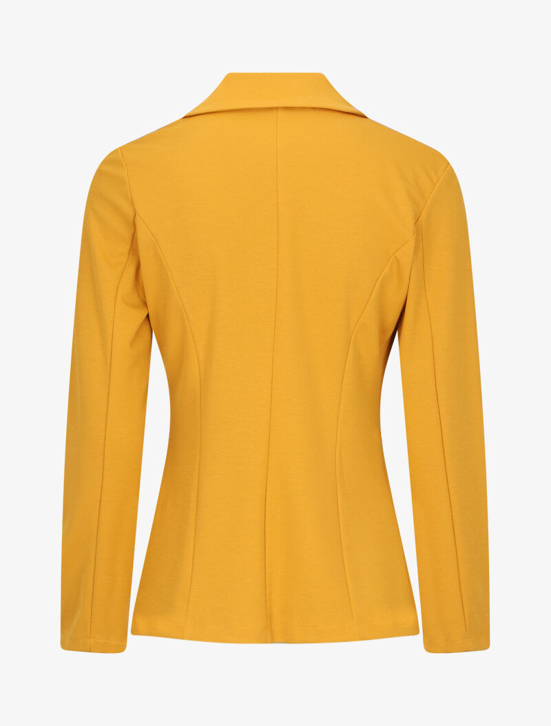 Veste cintrée à col cranté - Jaune - 2
