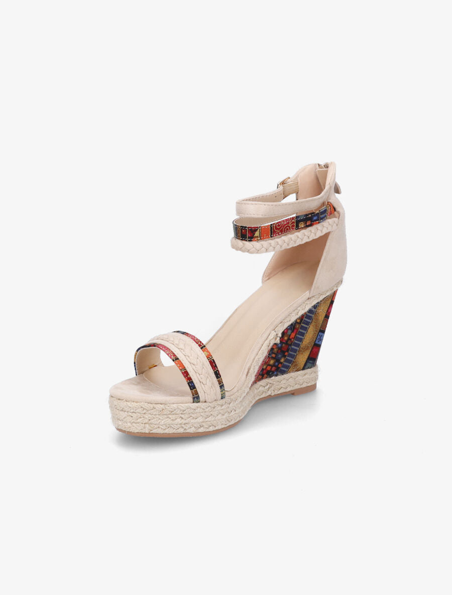 Peep - toes fantaisie beige - 3