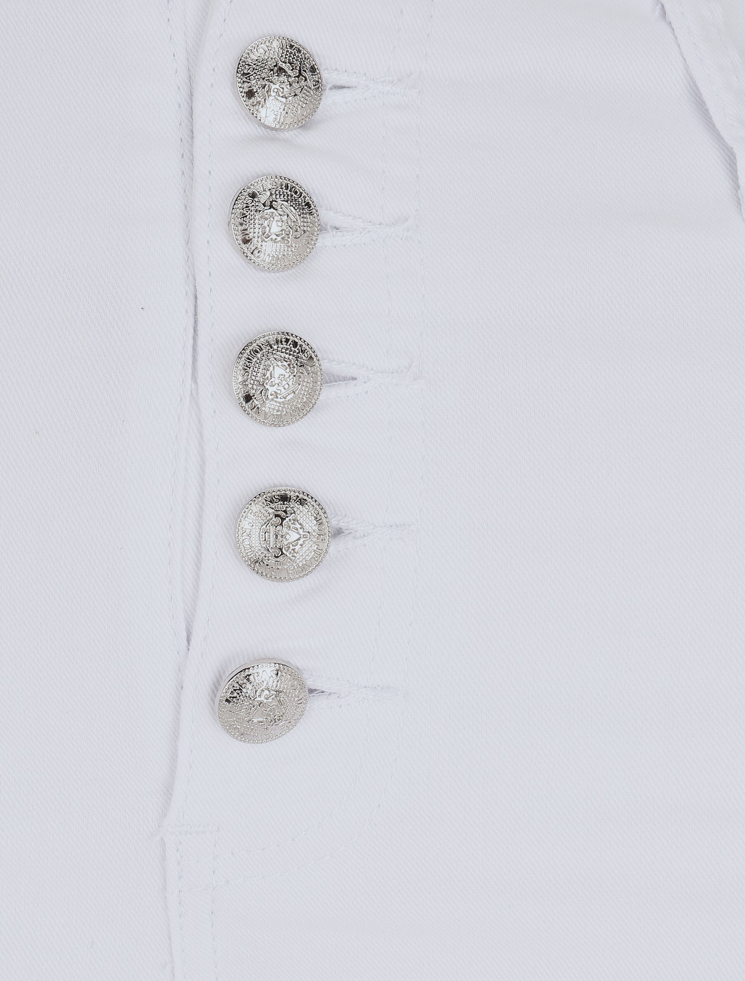 Jean basique coupe droite - Blanc - 3