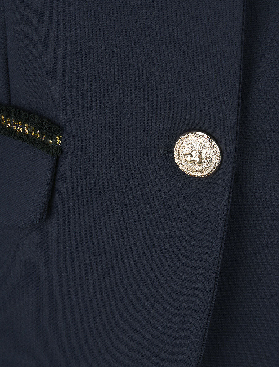 Veste à détails irisés - Marine - 3