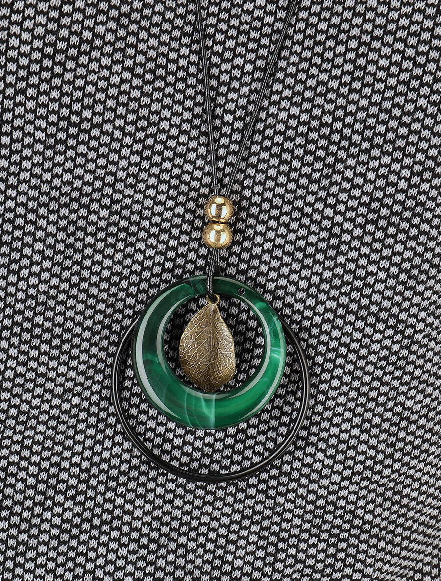 Pull fin à dos en V - Noir - 3