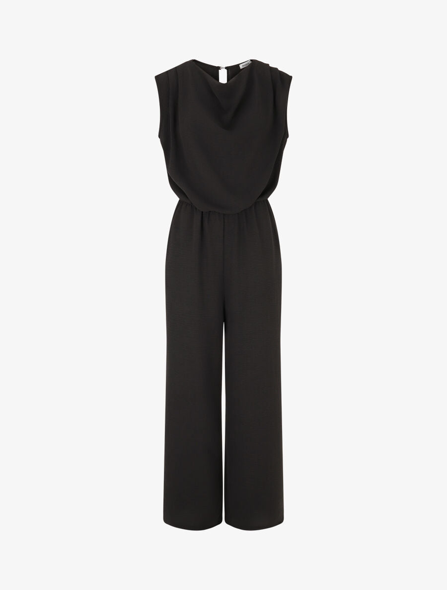 Combinaison fluide col bénitier - Noir - 1