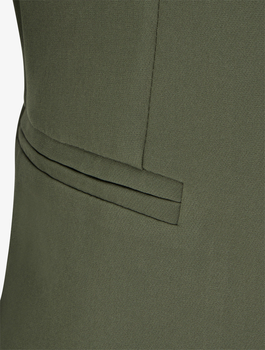 Veste droite à épaulettes - Kaki - 3