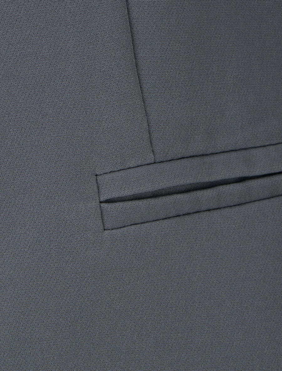Veste droite à épaulettes - Gris - 3