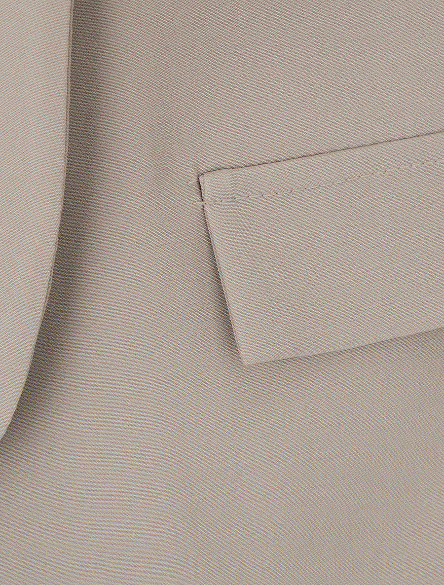 Effen blazer met decoratieve zakken - Mol