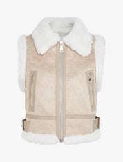 Blouson court style bombardier - Beige - 1