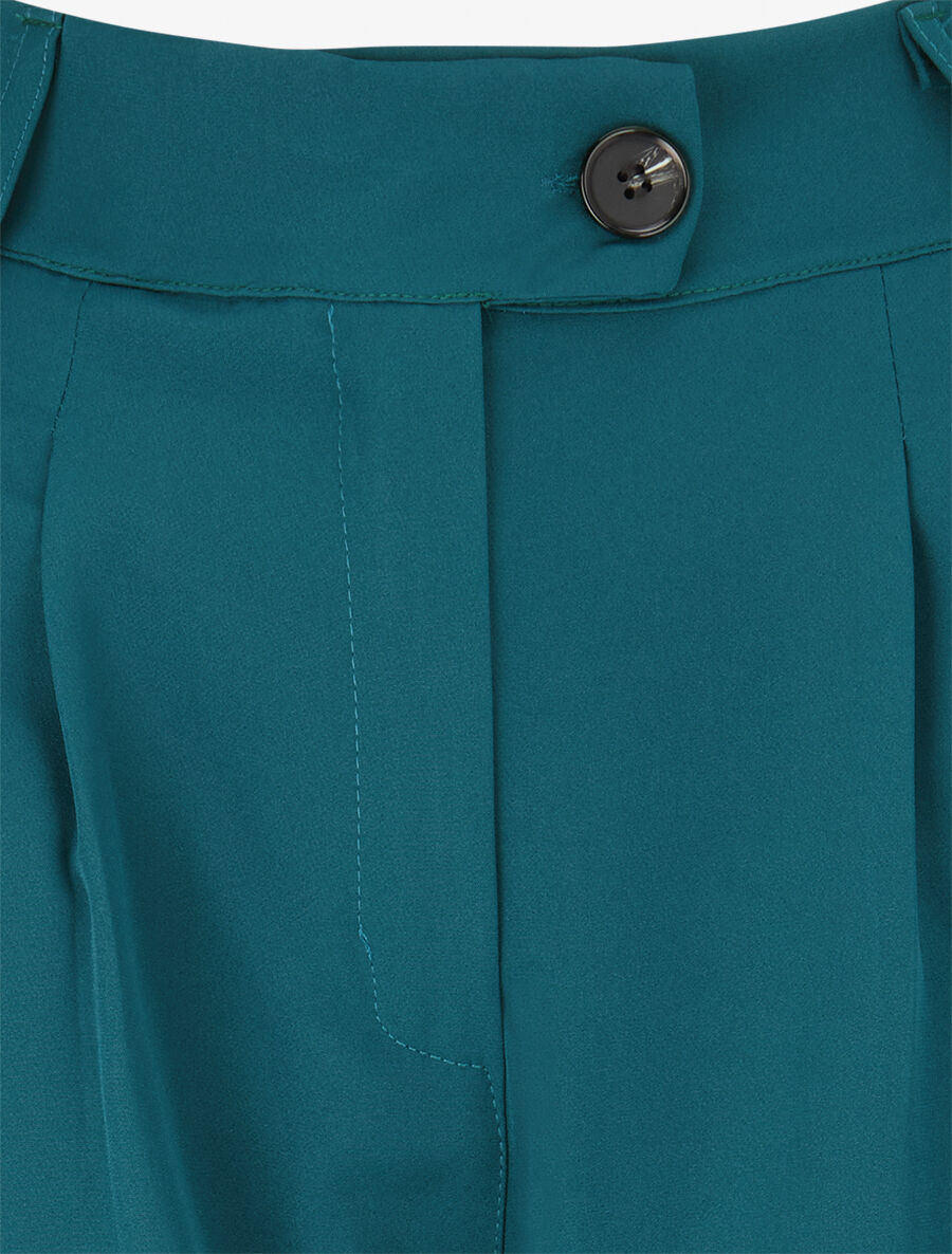 Pantalon tailleur ample - Bleu lagon - 3