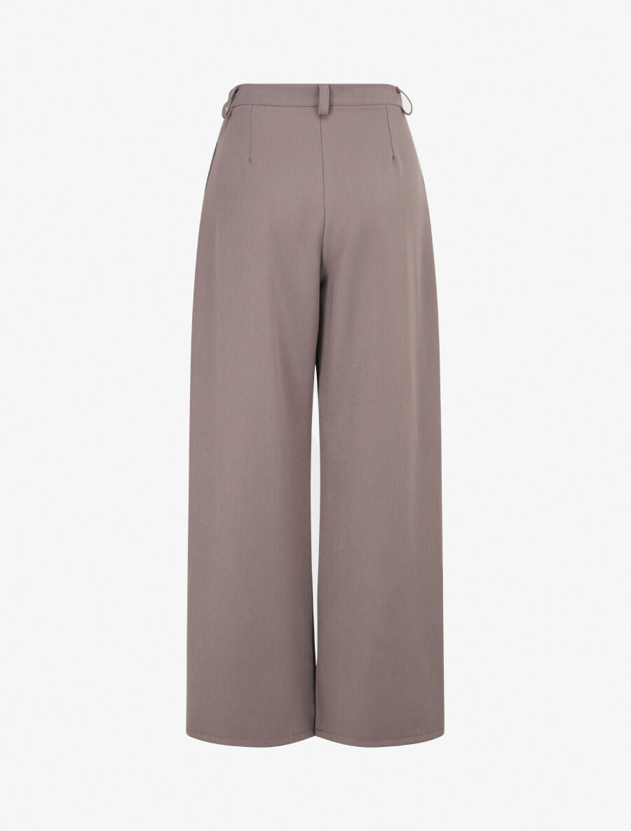 Pantalon de tailleur coupe droite - Gris - 2