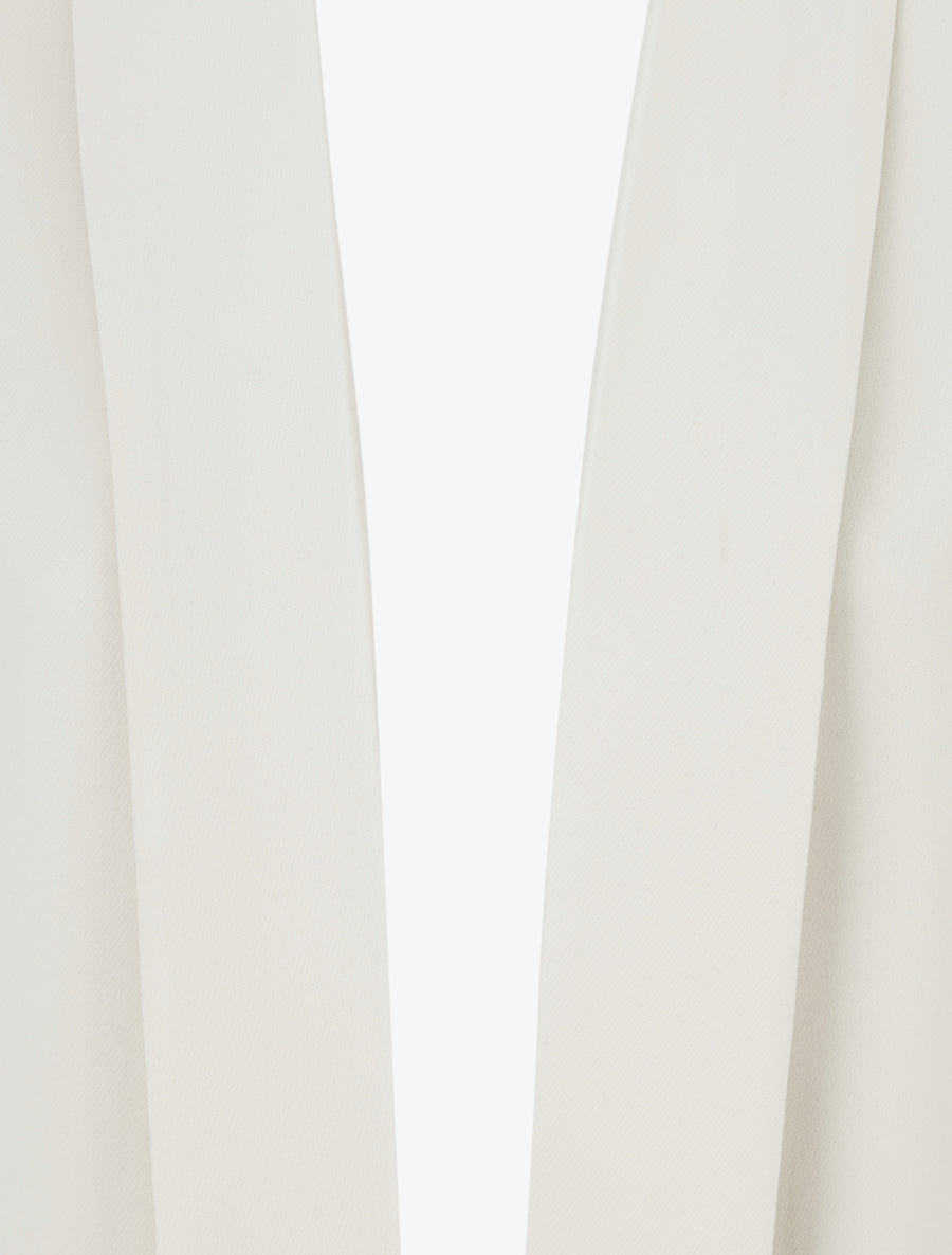 Blazer uni à manches longue - Beige - 3