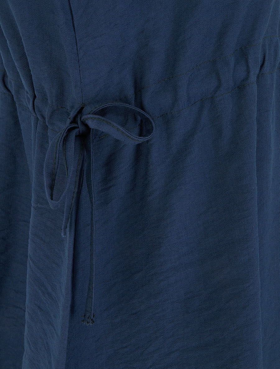 Top fluide à col V - Marine - 3