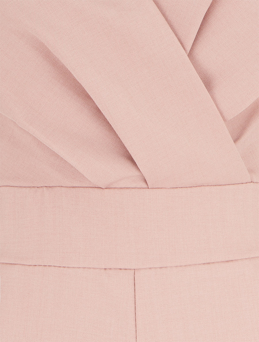 Combishort sans manches à dos ouvert - Rose - 3