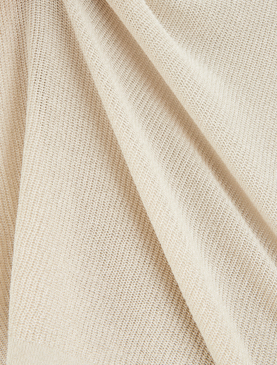 Top ample manches courtes chauve-souris - Beige - 3