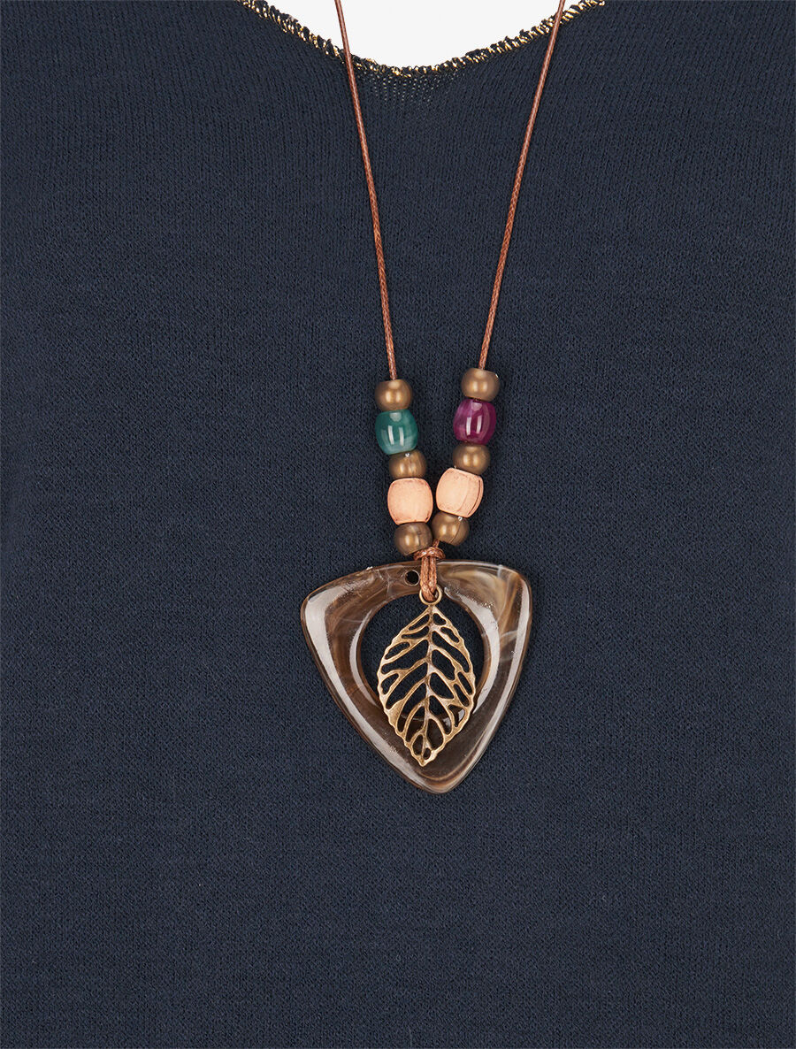 Pull fin à bords irisés - Marine - 3