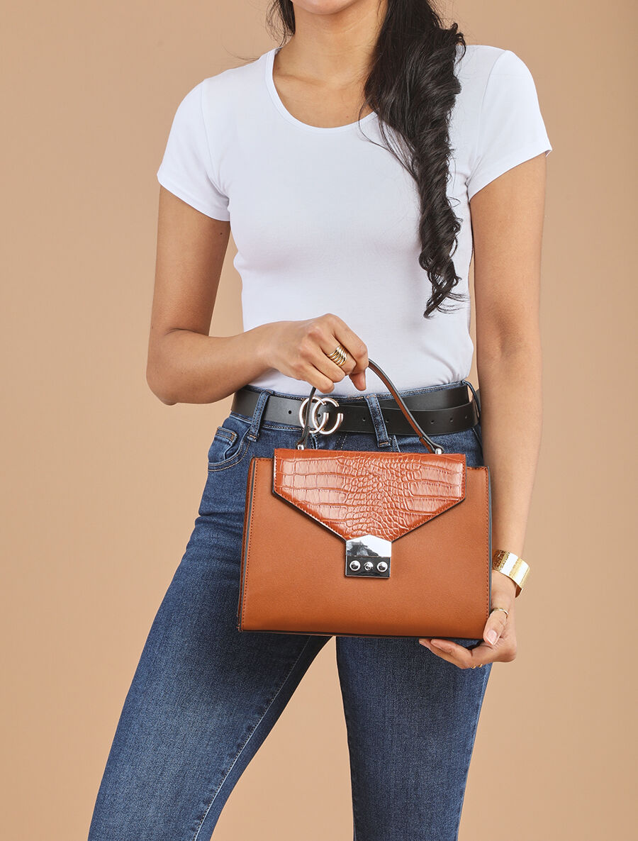 Sac besace Sheila - Camel - 5