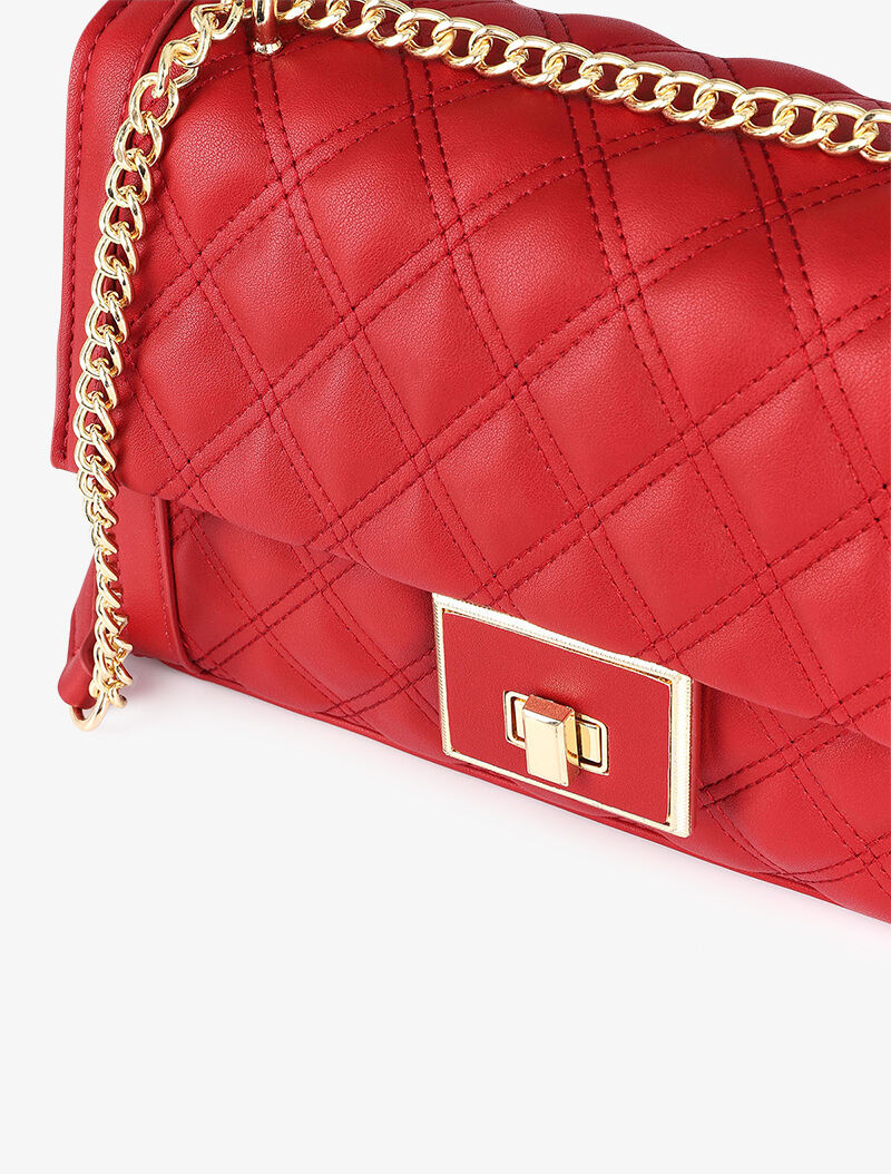 Sac besace Isabelle - Rouge - 4