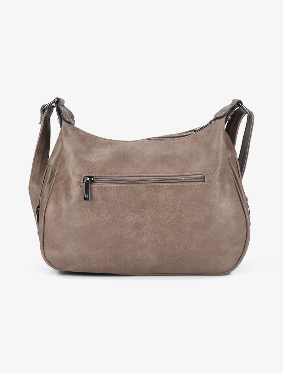 Sac besace Valeria - Taupe - 2