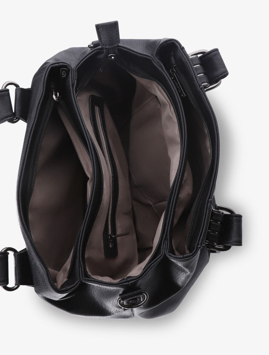 Sac à main Blanca - Noir - 4