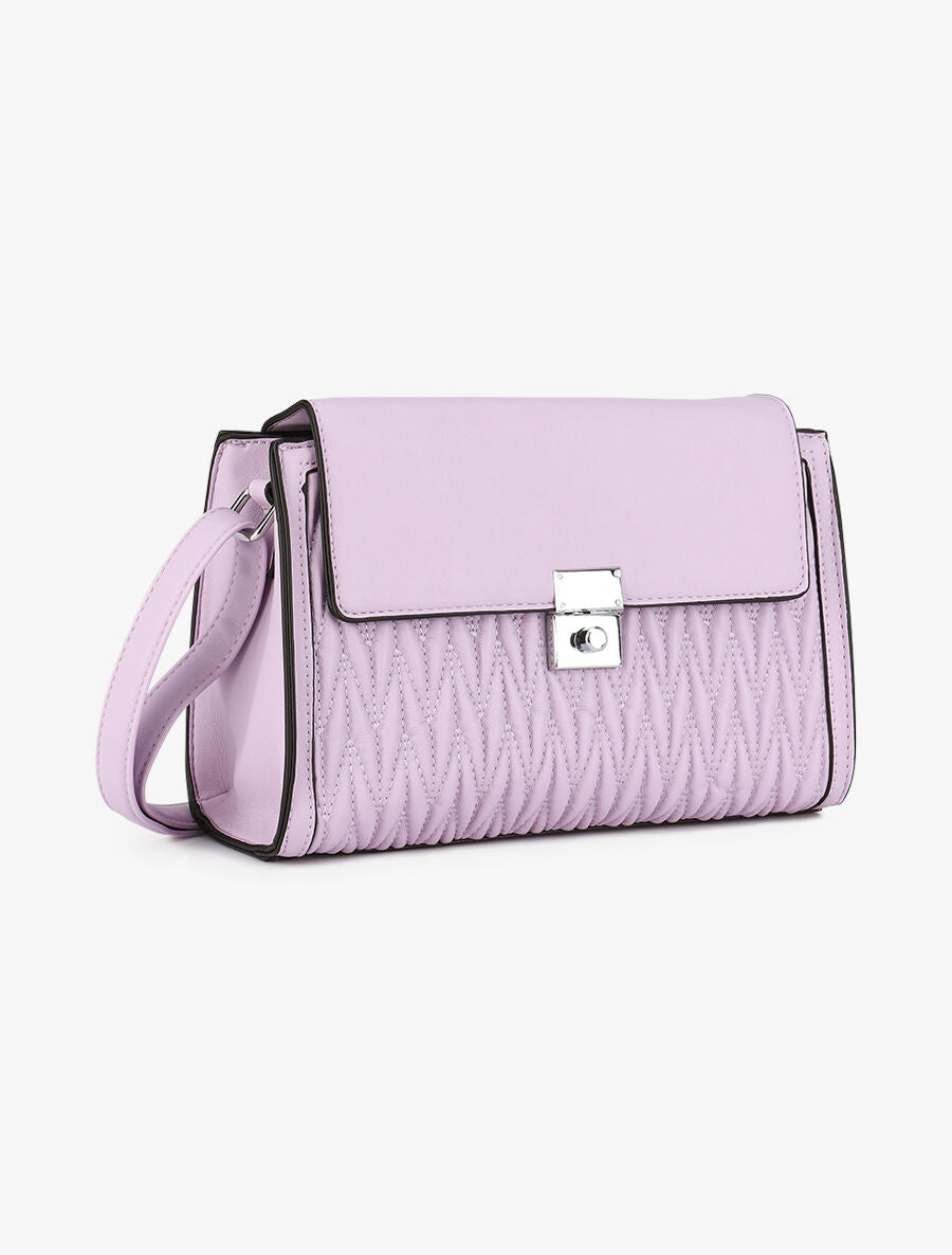 Sac besace Thibaula - Lilas - 3