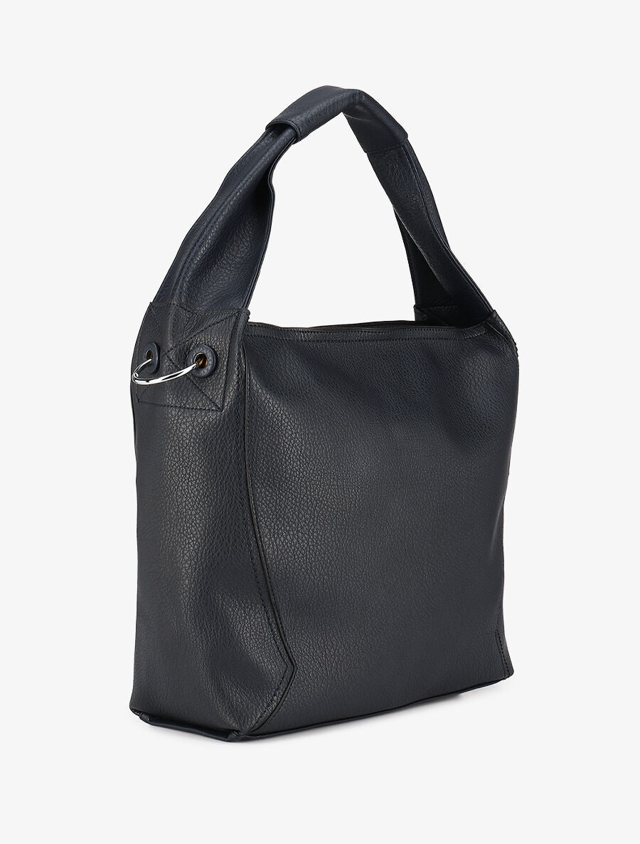 Sac cabas et pochette Saïma - Marine - 3