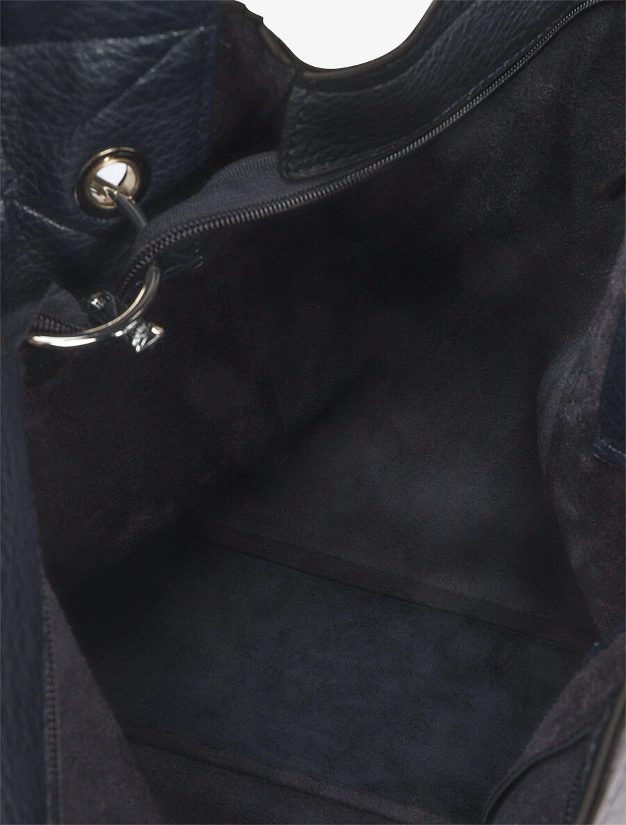 Sac cabas et pochette Saïma - Marine - 4