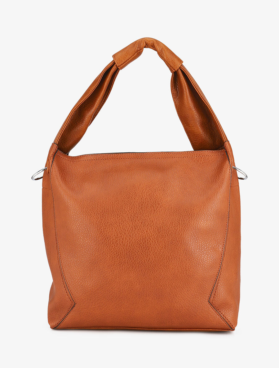 Sac cabas et pochette Saïma - Camel - 2